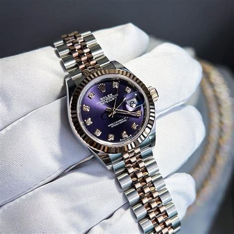 18kt gold rolex new|Rolex datejust purple.